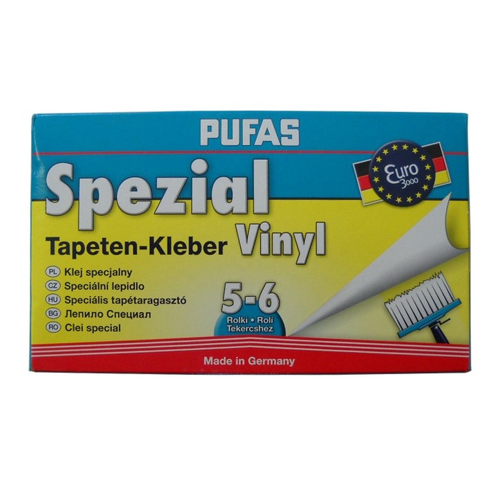 Adeziv tapet EURO 3000 Special-Vinyl-Kleber 0.200 KG, suprafata acoperita 25-30mp