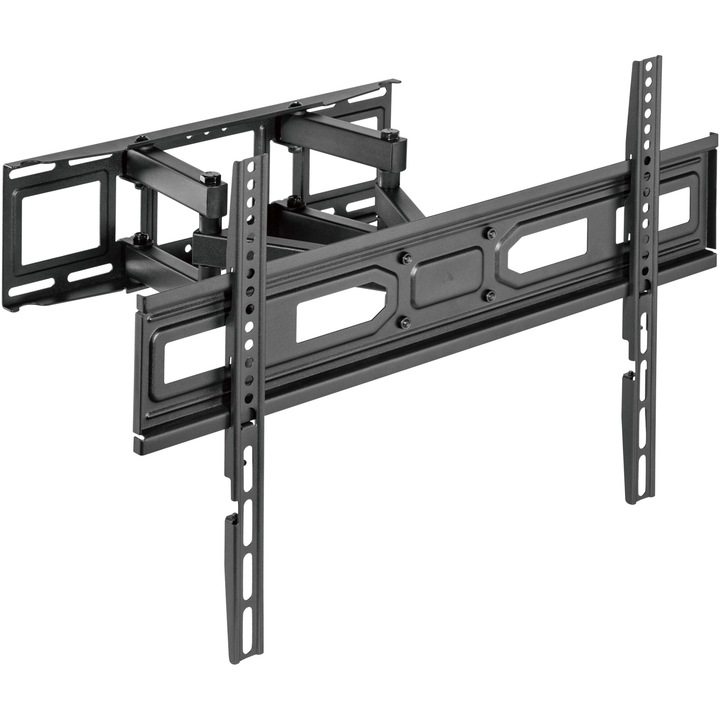Стенна стойка за телевизор Superior Extra Slim SUPSTV011, Регулируема, 37"-80" (92 см-203 см), 40 кг, Черен