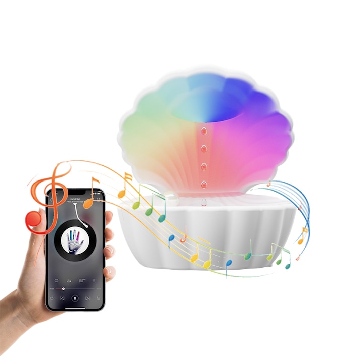 Umidificator de aer, 300ml, 2 moduri de pulverizare, negru, design tren
