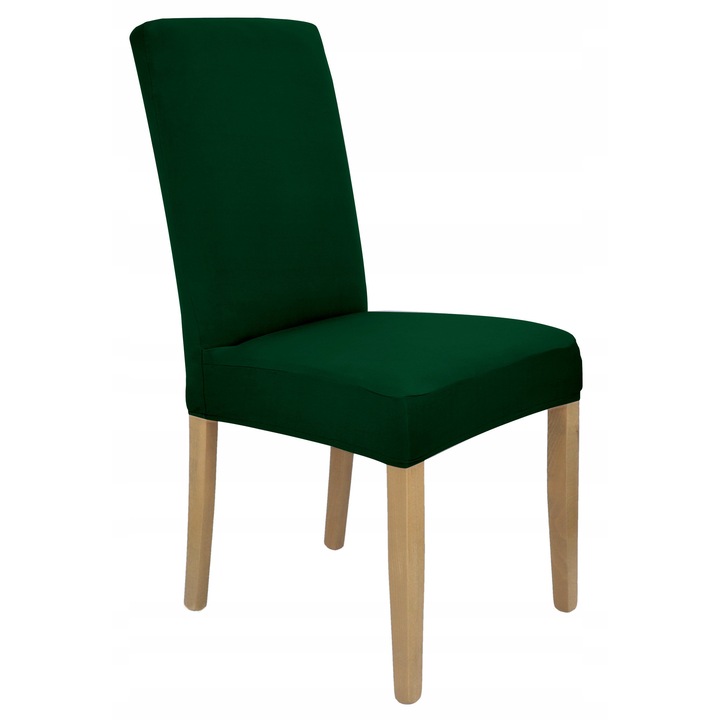 Husa Pentru Scaun, Imbracam Mobilierul, Elastan, Verde Sticla, Material Gros, Elastic, Compatibil Cu Masina De Spalat, Protectie Impotriva Murdariei, Ideal Pentru Diferite Forme De Scaune