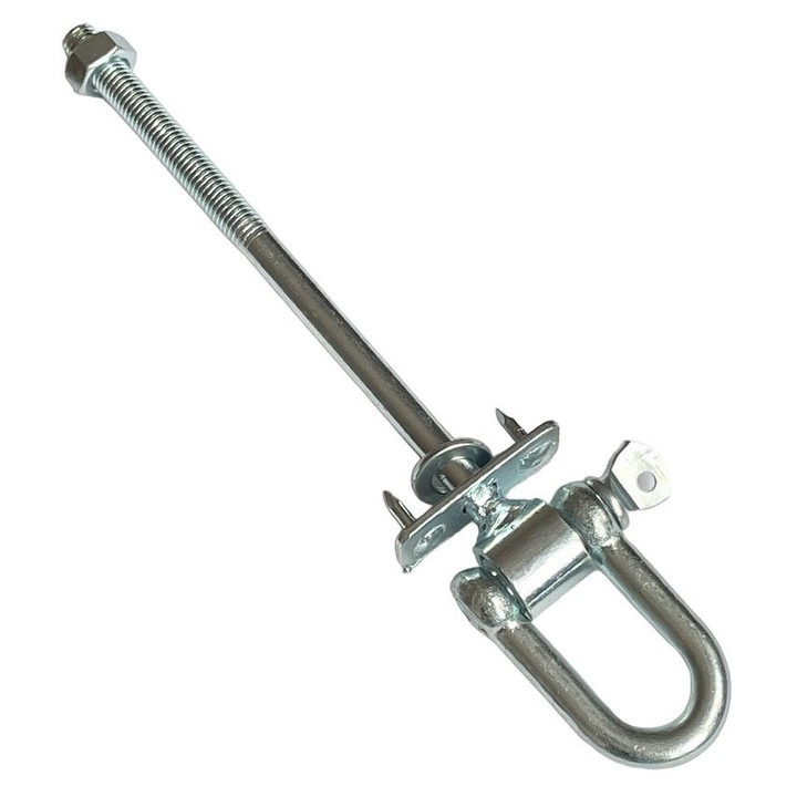 Кука за люлка, BKshop, Материал: Поцинкована стомана, MHD 130, Висококачествен метал осигурява издръжливост, Здрава изработка, Внимание към детайла, Солидна конструкция, Сив