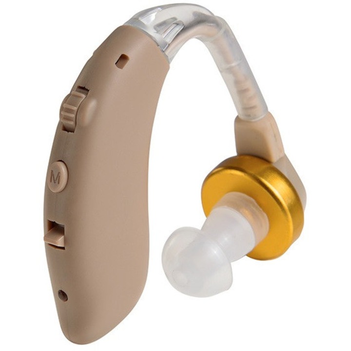 Aparat Auditiv EvoSmart™ G25L Pro, cu acumulator, autonomie pana la 100 ore, 130 dB, Amplificator de sunet, 3 accesorii, pentru adulti