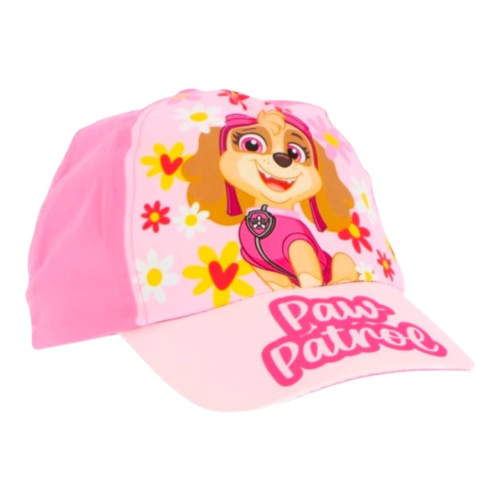 Sapca fete, multicolor, marimea 52 cm, So Fun, Paw Patrol