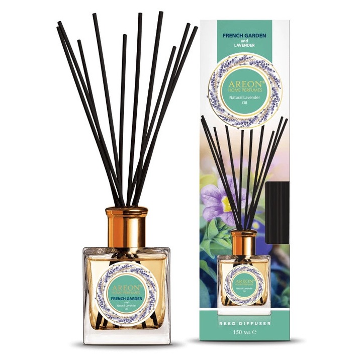 Odorizant Betisoare Areon Home Perfume, French Garden & Lavander Oil, 150ml