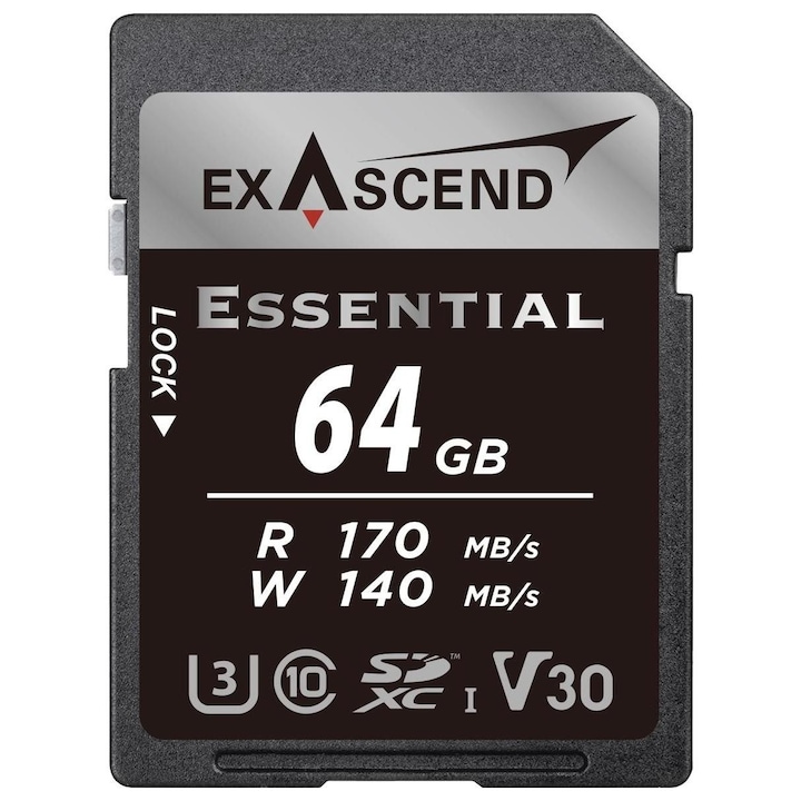Карта памет Exascend 64GB SDXC UHS-I V30 U3
