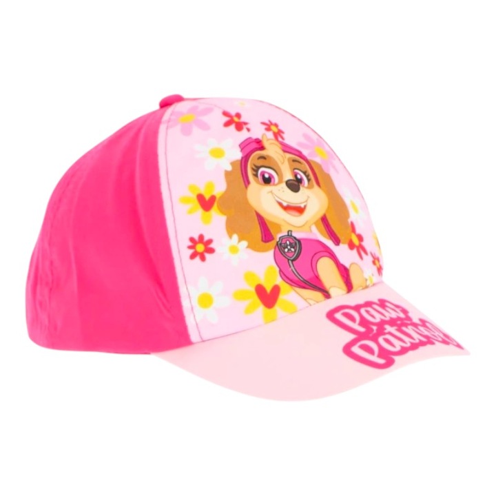 Sapca fete, Paw Patrol, poliester, multicolor, 54 cm