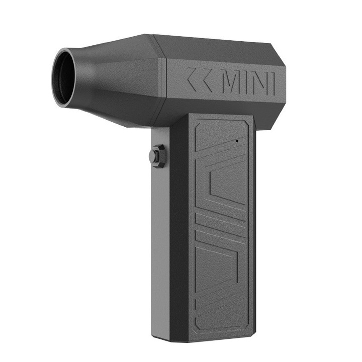 Suflanta Aer Comprimat Portabila Beedove, Ventilator mini turbo, 105000 rpm, 41m / s, acumulator 4000mAh, 2 viteza Ventilator electric, pentru curatarea tastaturii, PC-ului, gratar, praf, masinii, Negru