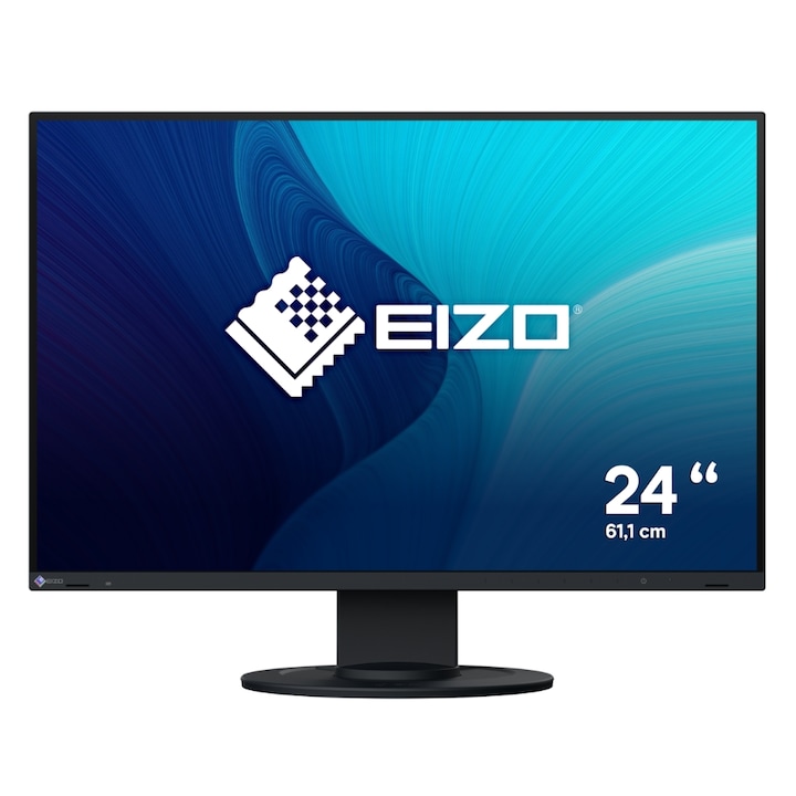 Monitor IPS LED 24.1" EIZO EV2410R-BK, WUXGA 1920 x 1200, VGA, DVI, HDMI, DisplayPort, hangszórók, fekete Pivot