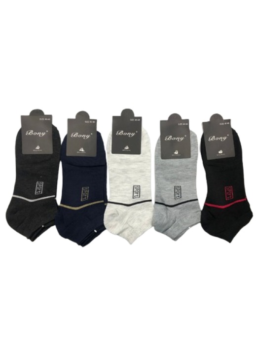 Set 20 sosete barbati, Bony, multicolor, marime 40-46