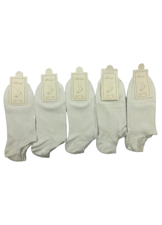 Set 20 sosete barbatesti Bony, alb, marime 41-46