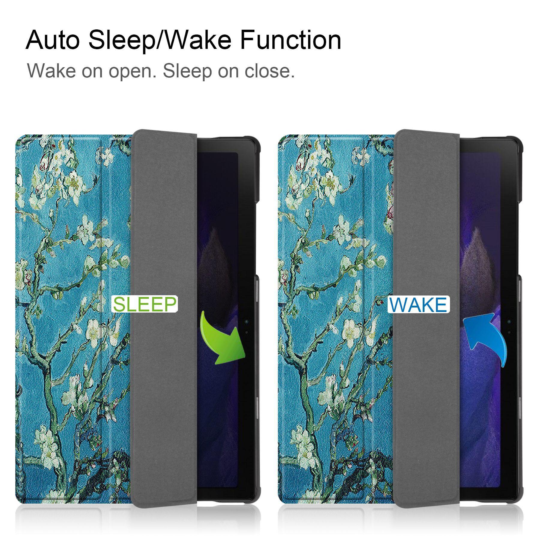 Husa de protectie Natty Pell, compatibila Apple iPad de 10.9 inch, model iPad 10 gen 2022 - floral