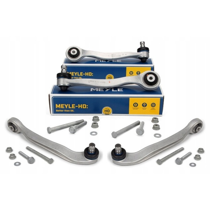 Комплект горни предни носачи MEYLE, Audi A6 C6, A8 D3, 2x предни, 2x задни, с винтове