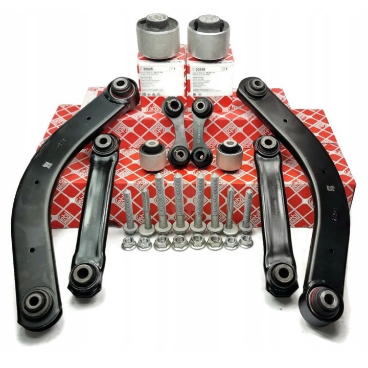 Set brate, legaturi, si bucse spate pentru Opel Vectra C si Opel Signum, 4 wahacuri, 2 legaturi, 4 bucse, 8 suruburi