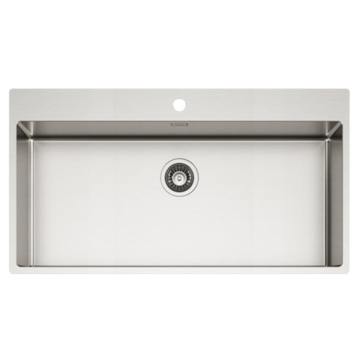 Chiuveta bucatarie inox CookingAid TASCA ASOLO AA90 WORKSTATION, 940 x 510 x 200mm, cu montaj pe blat sau la nivelul blatului si accesorii montaj