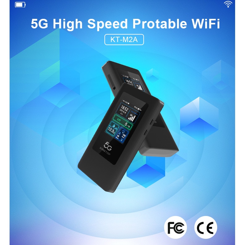 Router portabil, retea 5G, acces complet la retea, 8 nuclee, afisaj ...