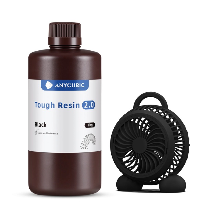 10x Anycubic Tough 2.0 fekete 1kg gyanta