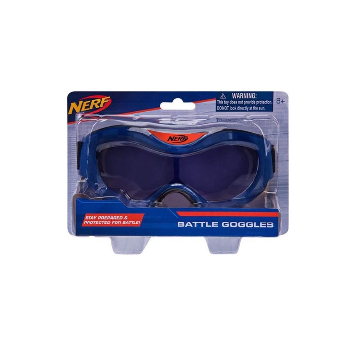 Ochelari de protectie Nerf, bretele reglabile, albastru, 8 ani+