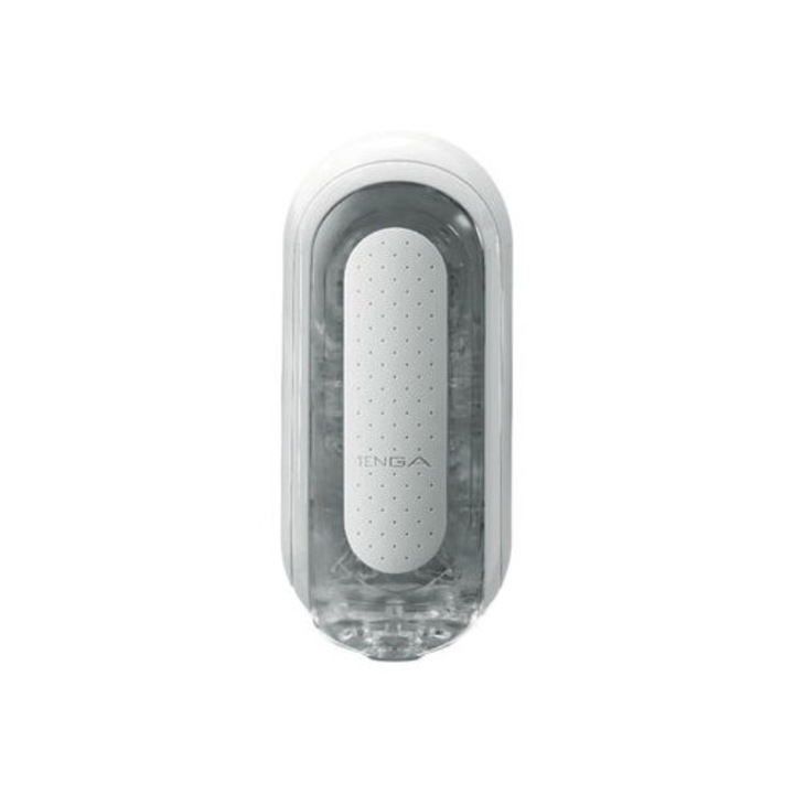 Masturbator pentru barbati, Tenga, Flip Zero White, 5x16 cm