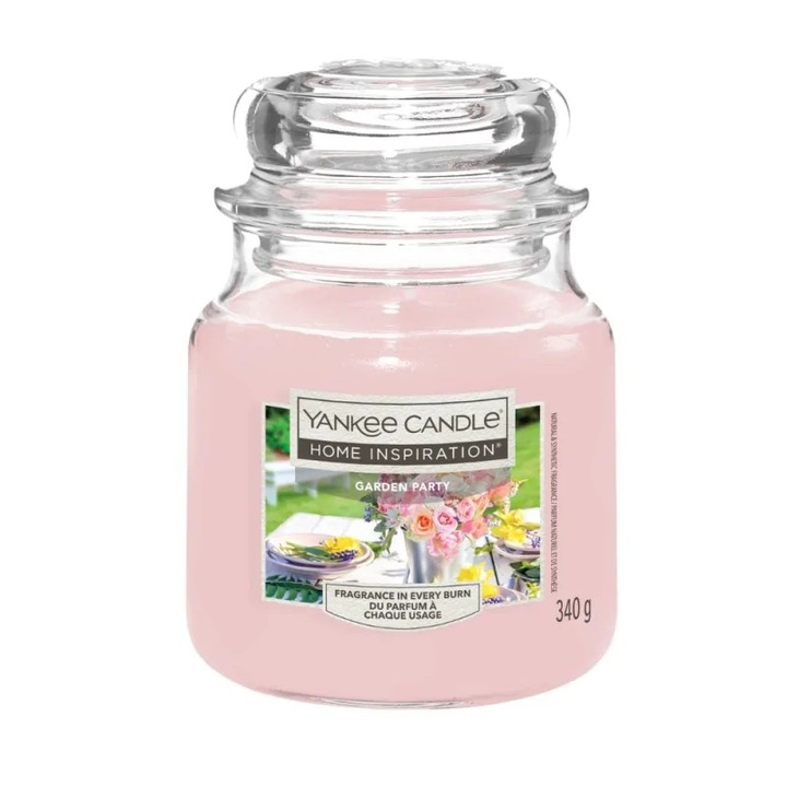 Lumanare Parfumata Borcan Mediu Garden Party, YANKEE CANDLE Home Inspiration