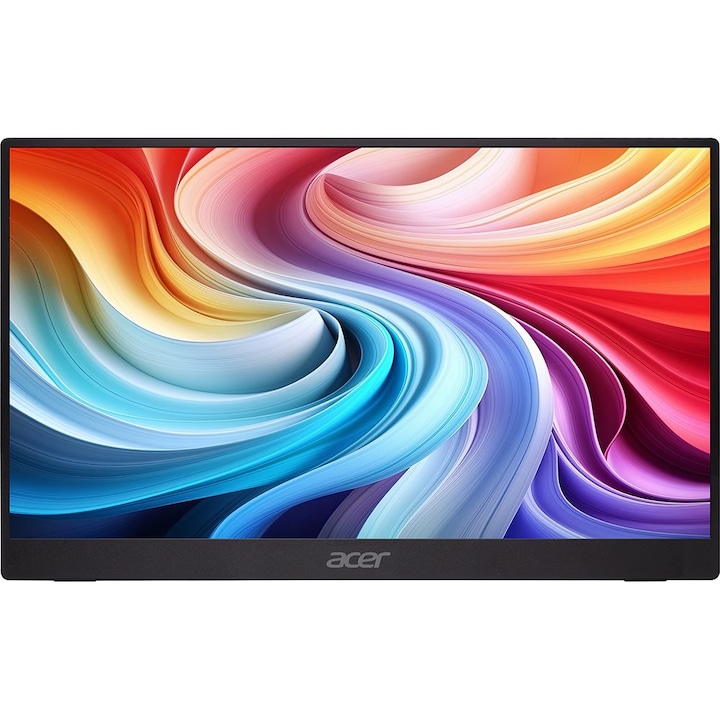 ACER PM161QB1 Hordozható monitor , 16" LED IPS, Full HD, 60Hz, AMD FreeSync, HDR10, D osztály, fekete