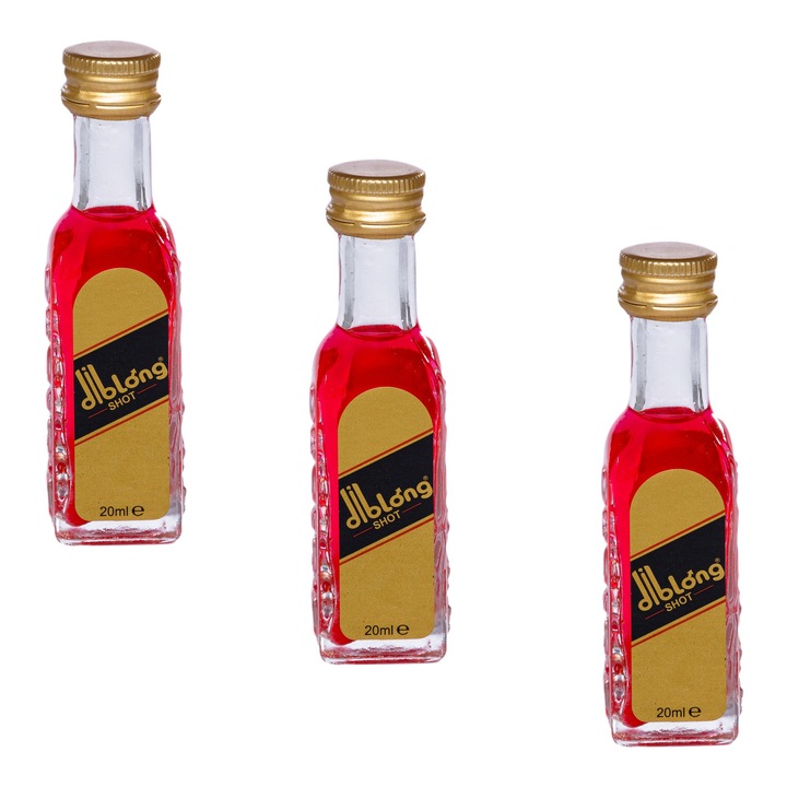 Set Afrodisiac premium concentrat, DIBLONG - SHOT, pentru barbati, poate ajuta la stimulare sexuala, potenta, erectie, ejaculare precoce, 3 buc x 30 ml