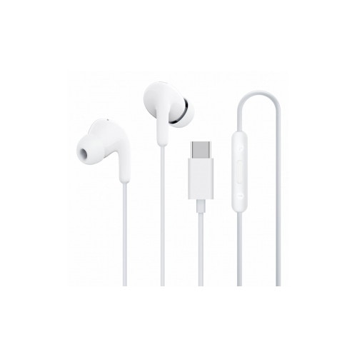 Casti cu Fir Premium Xiaomi Mufa USB-C IP54 Microfon pe fir cu Functie de Reducere a Zgomotului si Volum Control Alb BHR8931GL Blister Retail Premium
