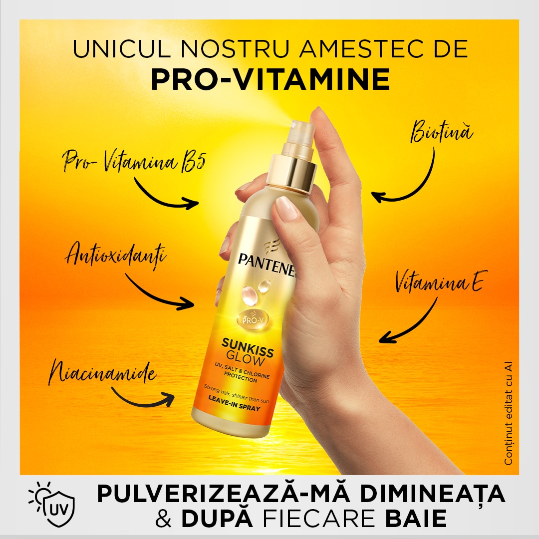 Spray de par Pantene Pro-V Sunkiss Glow, 200ml - eMAG.ro