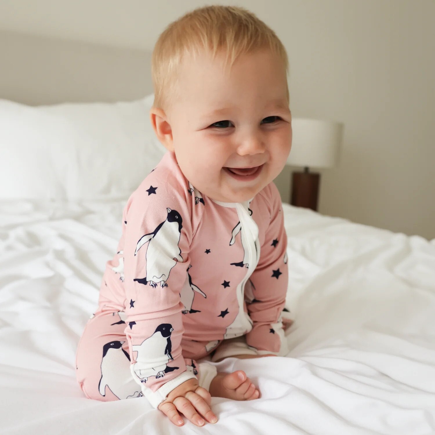 Pijamale lungi din bambus cu fermoar reversibil, ZIPSTER