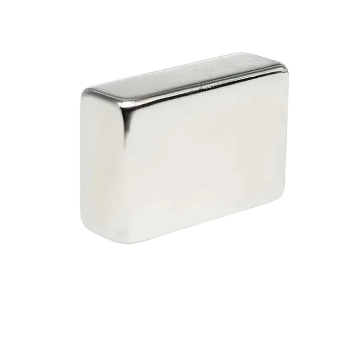 Magnet puternic Neodim 30x20x10mm, argintiu