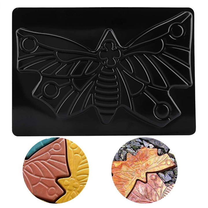 Sablon (cofraj) Decor Model Fluture Click 44 X 38 X 4, 3 cm