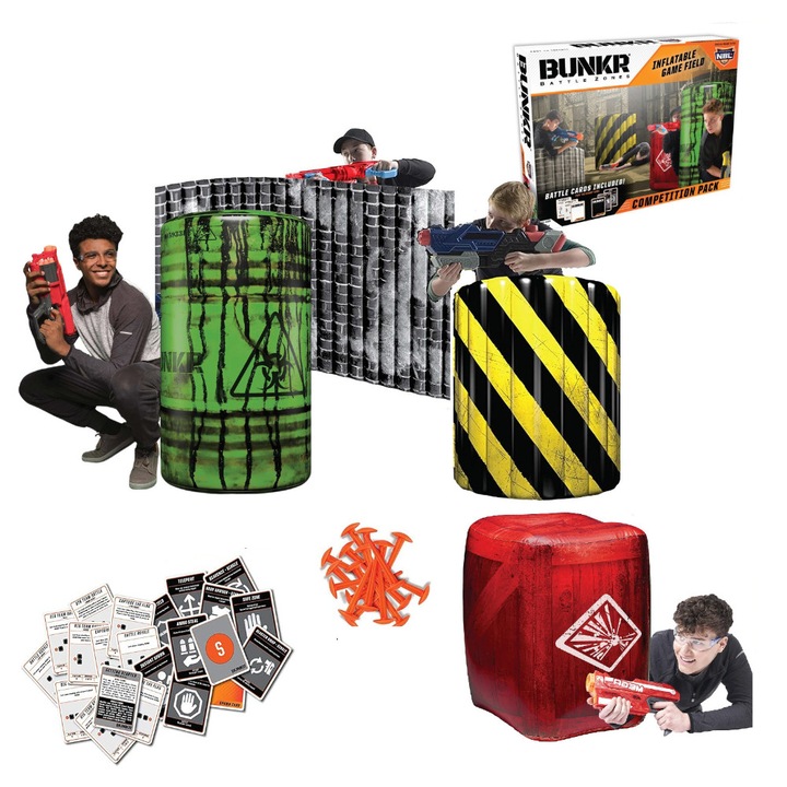 Set turneu Bunkr Battlezones, Multicolor, 8 ani+