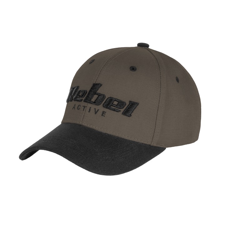 Caciula cu viziera, negru, marime S, 100% bumbac