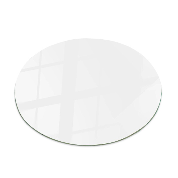 Blat sticla masa, Wallfluent, Alb fara model, Alb, fi100 cm, 010010820150000019042