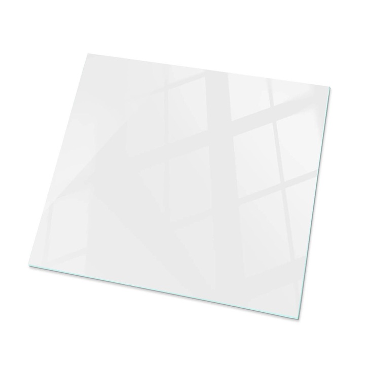 Blat sticla masa, Wallfluent, Alb fara model, Alb, 60x60 cm, 010010820020000019042
