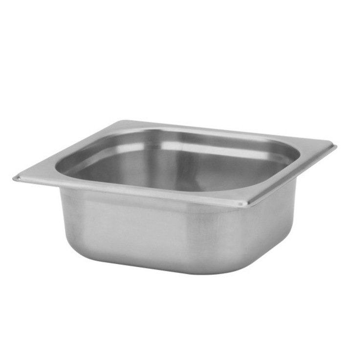 Tava inox gastronorm RAKI GF GN 1/6 65mm, 1, 1 L