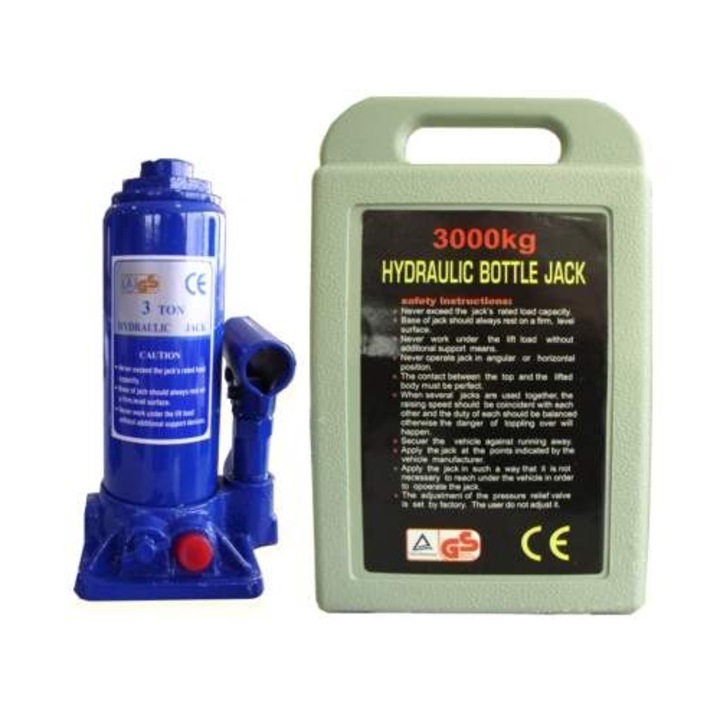 Cric Hidraulic In Cutie DIN Plastic 3T Jbm