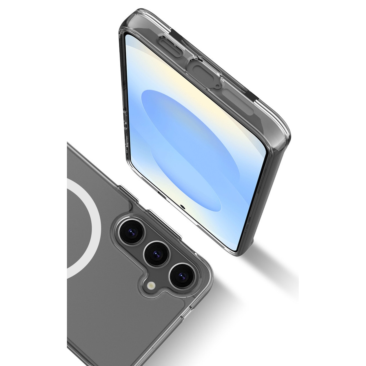 Husa de Protectie, Compatibila Samsung Galaxy S25 Plus, Doctor Shield Fantom, MagSafe - Transparent