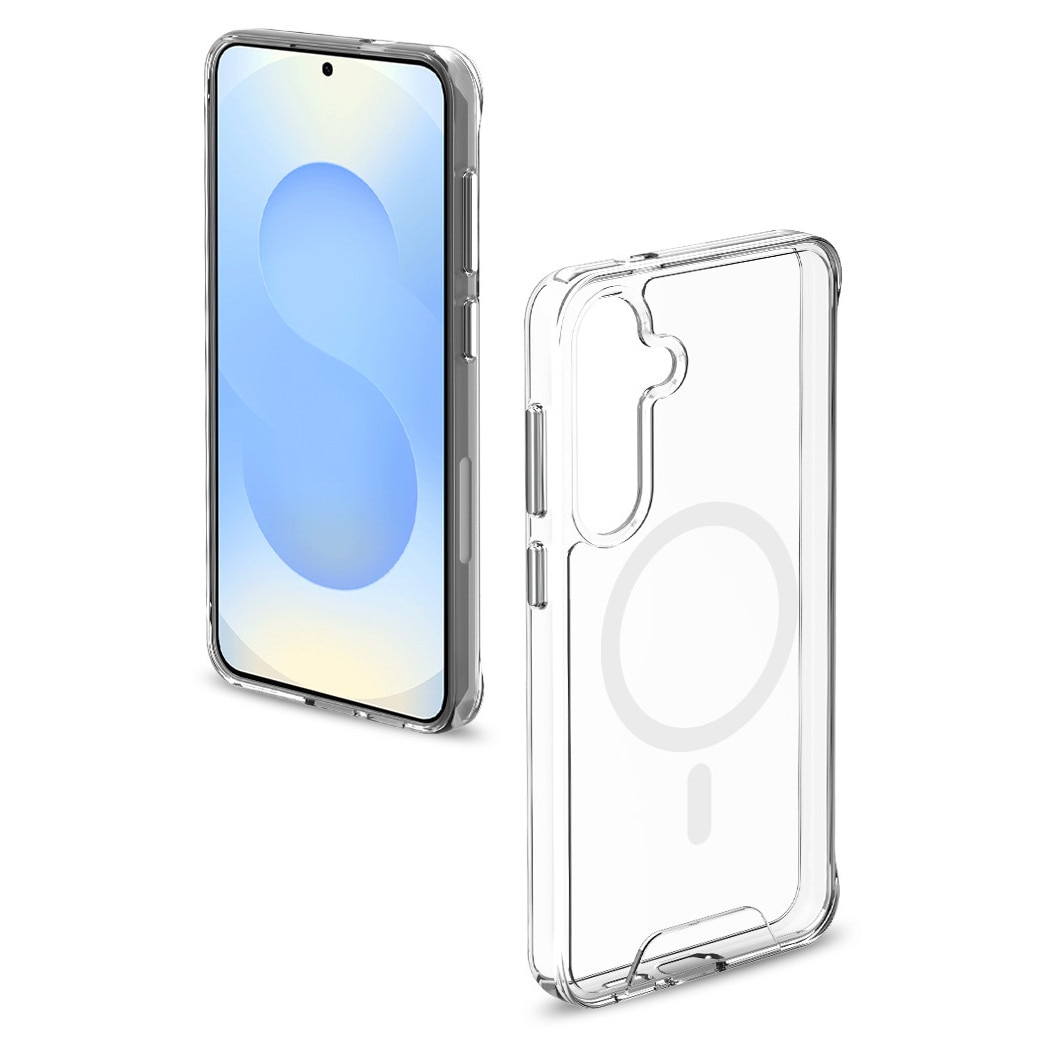 Husa de Protectie, Compatibila Samsung Galaxy S25 Plus, Doctor Shield Fantom, MagSafe - Transparent