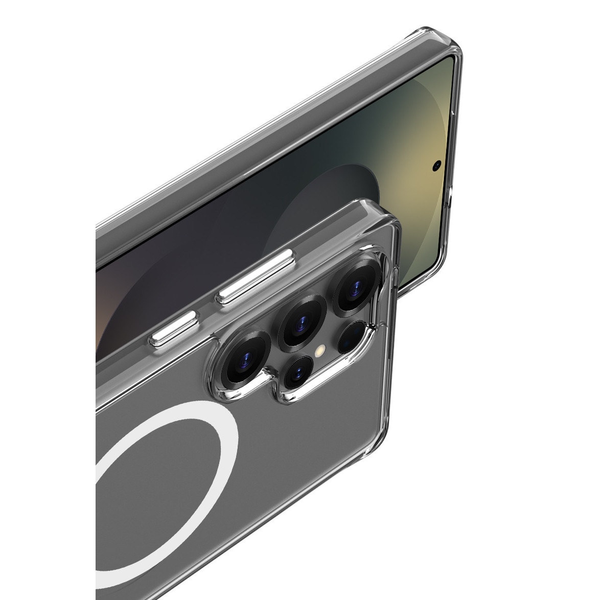 Husa de Protectie, Compatibila Samsung Galaxy S25 Ultra, Doctor Shield Fantom, MagSafe -Transparent