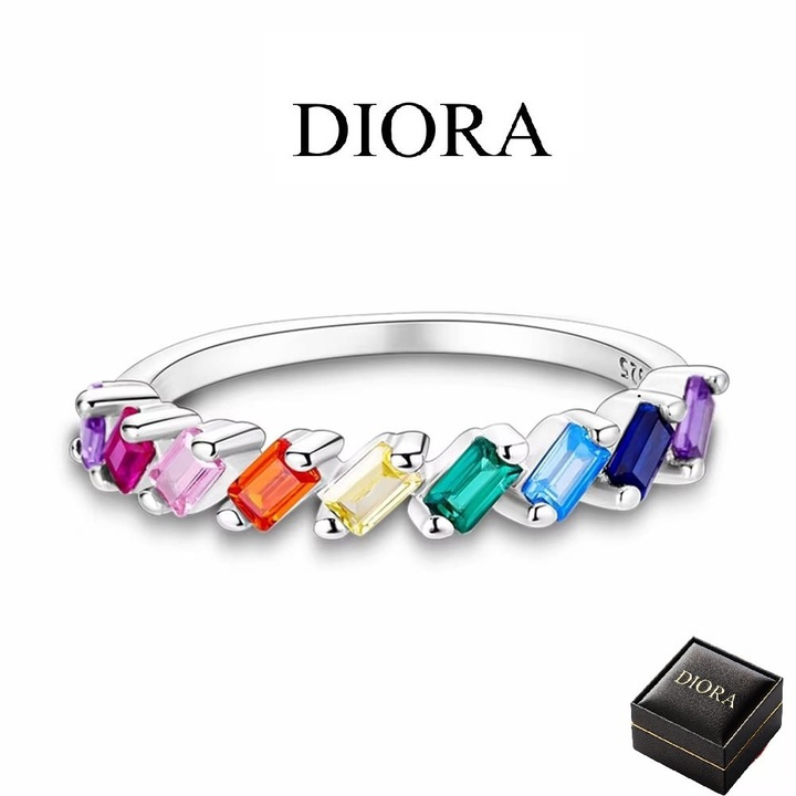 Inel Rainbow Bliss din Argint, marca Diora, marimea 7