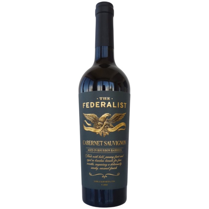 Vin Rosu The Federalist Bourbon Barrel Aged, Cabernet Sauvignon, Sec, 0.75l