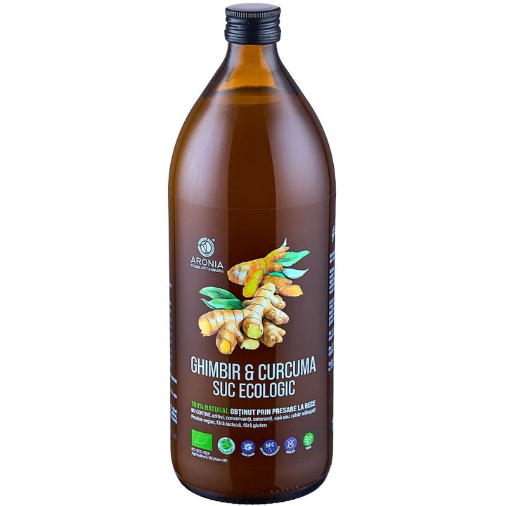 Suc de Ghimbir si Curcuma 100% Natural si Ecologic la 1 Litru