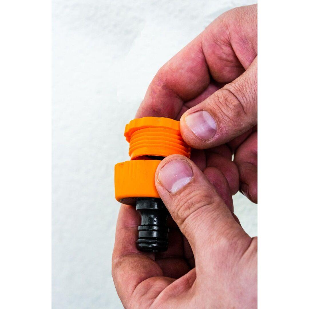 Furtun de gradina, 6 straturi, antirasucire, cu 2 cuple si adaptor, 1/2 ...