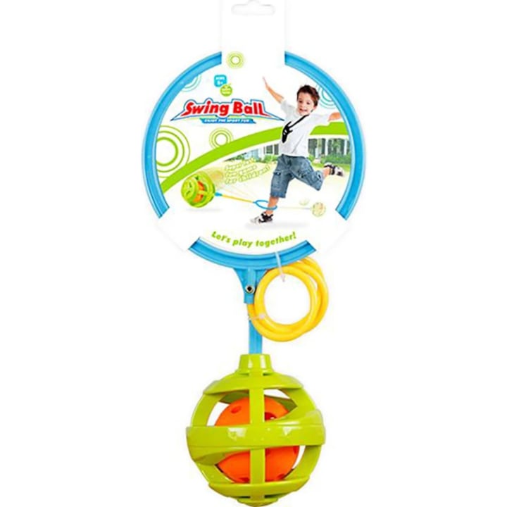 Ugráló labdahinta, labdával, 5-7 éves gyerekeknek, többszínű