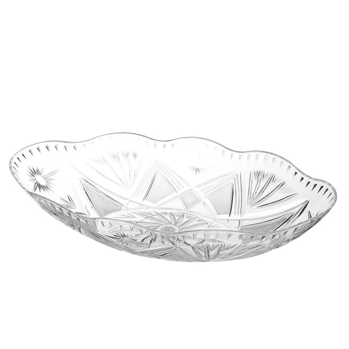 Platou de Plastic Transparent 31x17x6cm