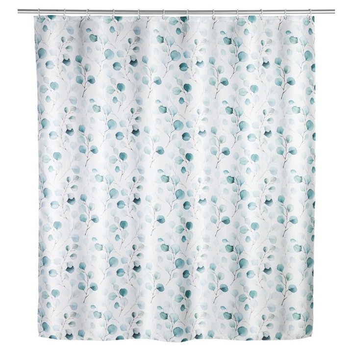 Zuhanyfüggöny Mod. Pioppo textilanyag (poliészter), 180 x 200 cm, mosható