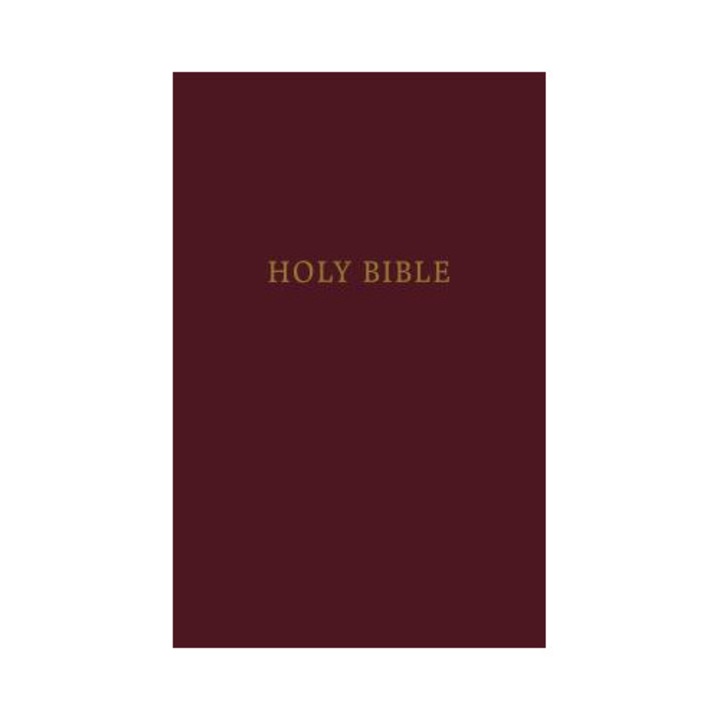 Kjv, Pew Bible, Large Print, Hardcover, Burgundy, Red Letter Edition - Thomas Nelson
