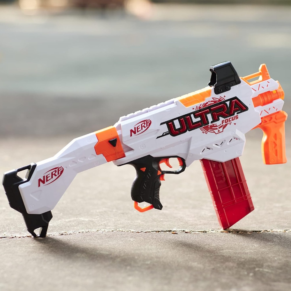 Pistol Nerf Ultra Focus, 10 sageti, multicolor - eMAG.ro