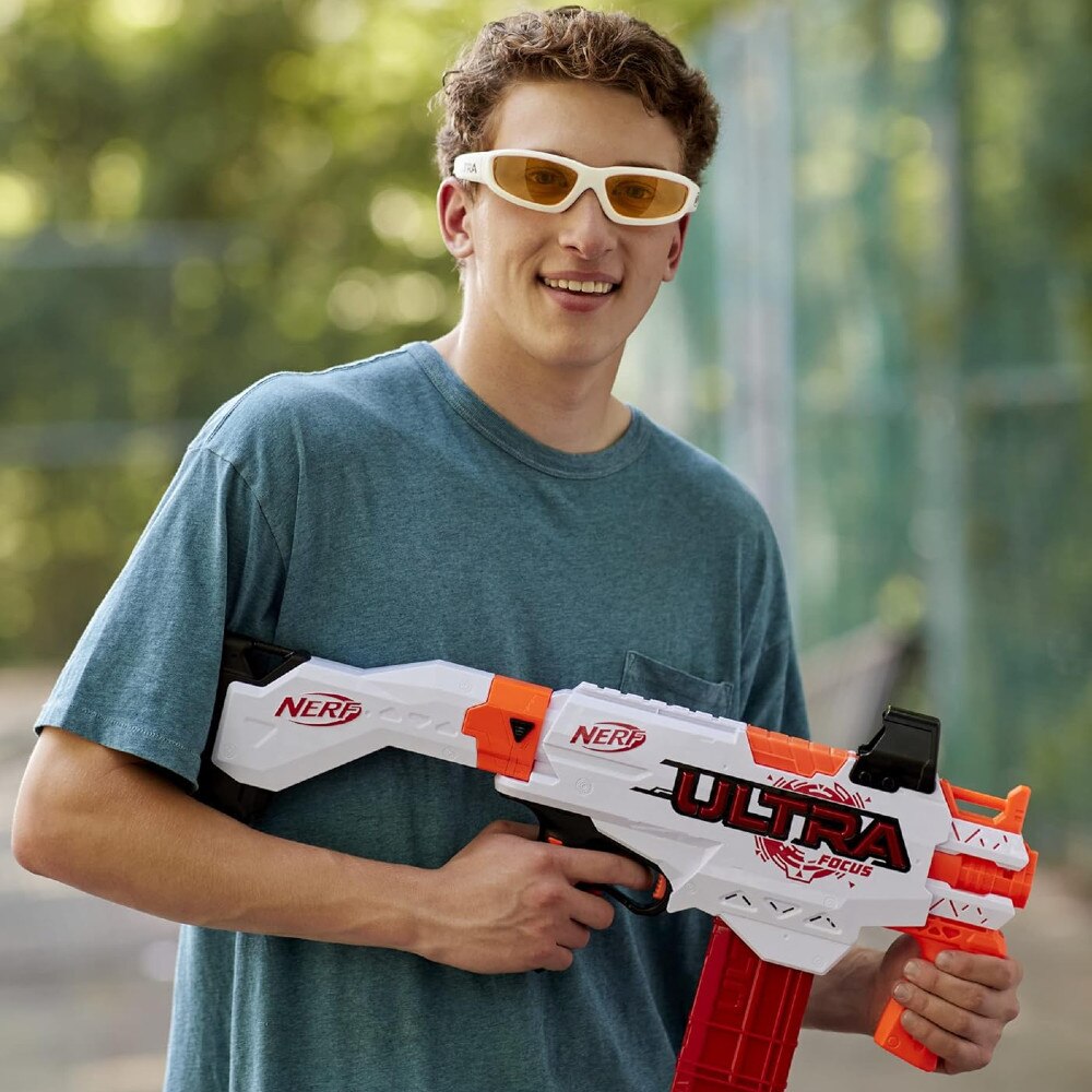 Pistol Nerf Ultra Focus, 10 sageti, multicolor - eMAG.ro