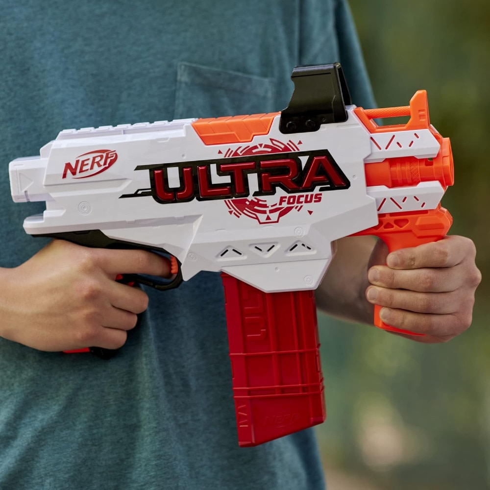 Pistol Nerf Ultra Focus, 10 sageti, multicolor - eMAG.ro